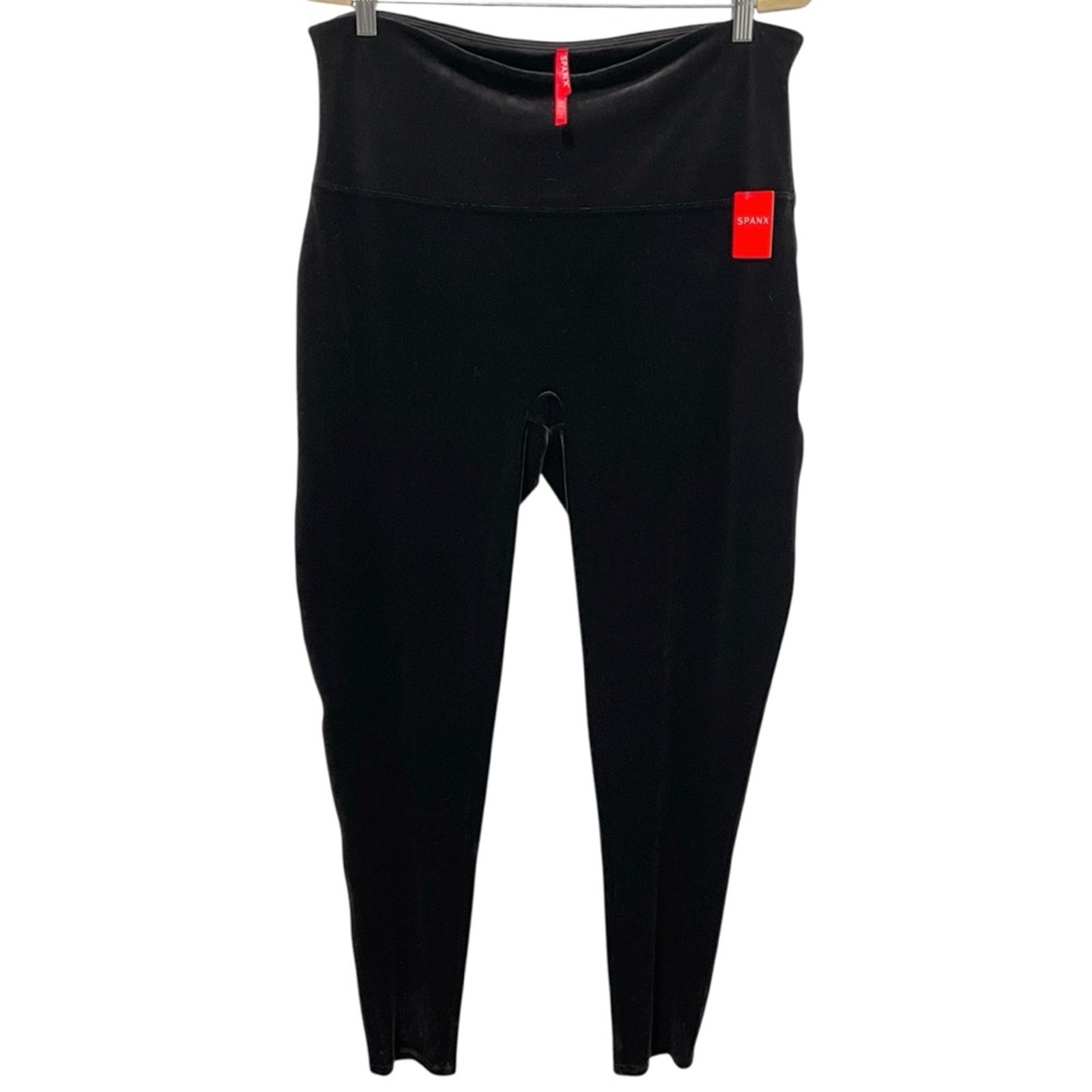 New Spanx Ready To Wow Black Velvet Leggings 3x